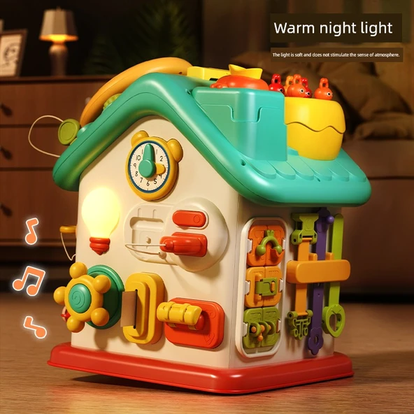 Montessori Altıgen Meşgul Ev Pil Versiyonu - Resim 4