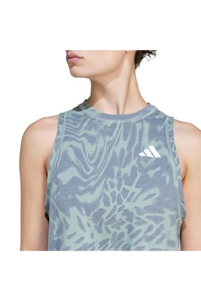 adidas Kadın  Yeşil  Atlet WE MIN AOP TANK JE6155 - 5