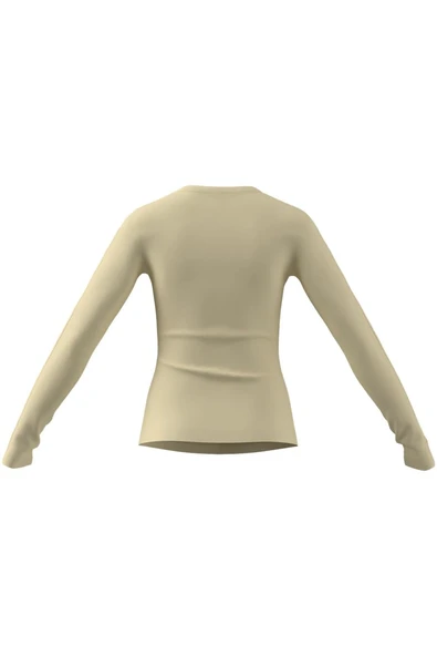adidas Kadın  Sarı  Sweatshirt SHEER 3S LS JD3599 - 11