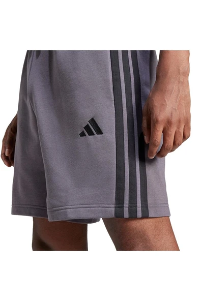 adidas Erkek  Gri  Şort M 3S FT SHO JE6422 - 5