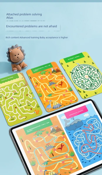 Çocuk Labirent Oyuncakları - 5-8 Yaş için 128 Sahne Labirenti (2 Kutulu: Ustalık + Zorluk) - Resim 12