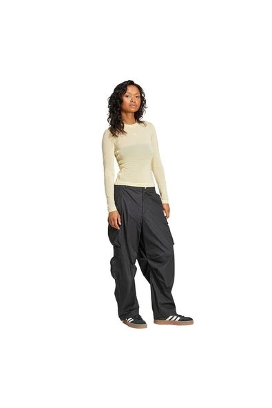 adidas Kadın  Sarı  Sweatshirt SHEER 3S LS JD3599 - 3