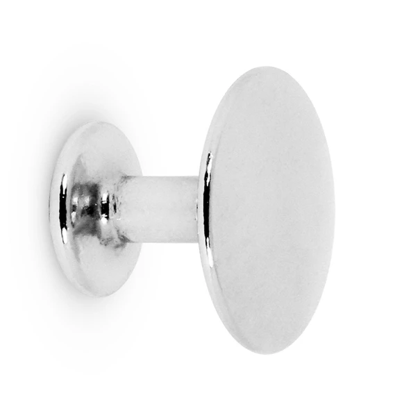 Düğme Kulp Mobilya Mutfak Çekmece Dolap Dolabı Kapak Kulpu Kulpları Kulbu Krom Metal Daire Kulp - 2