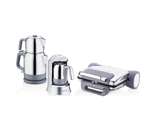 Korkmaz A1858 Inox 7 Parça Elektro Set Çeyiz Paketi