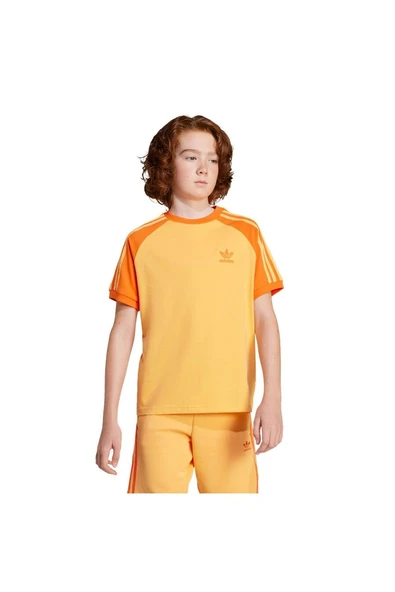 adidas Çocuk  Turuncu  T-shirt 3 STRIPE TEE JC7292