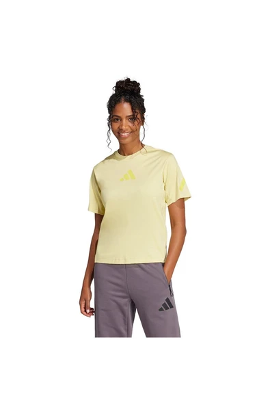 adidas Kadın Sarı T-shirt W Z.N.E. TEE JC5400