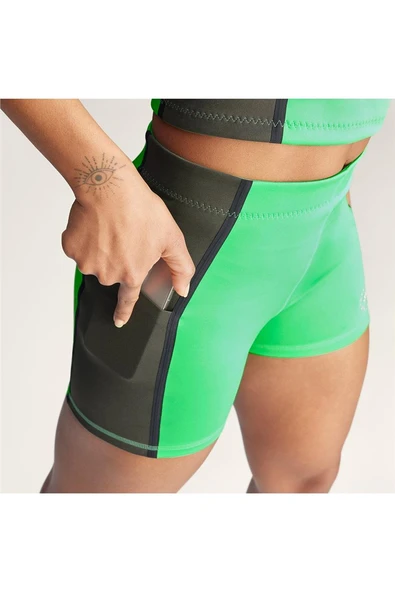 adidas Kadın  Yeşil  Tayt aSMC SHORT LEG JP2782 - 5