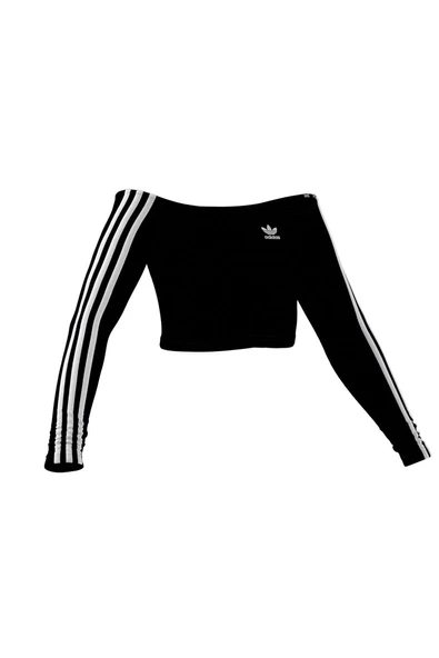adidas Kadın  Siyah  T-shirt OFFSHOULDER LS JD0274 - 8