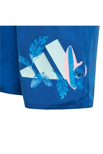 adidas Unisex Çocuk  Mavi  Deniz Şortu AD DY LS SH JF8441 - Resim 5
