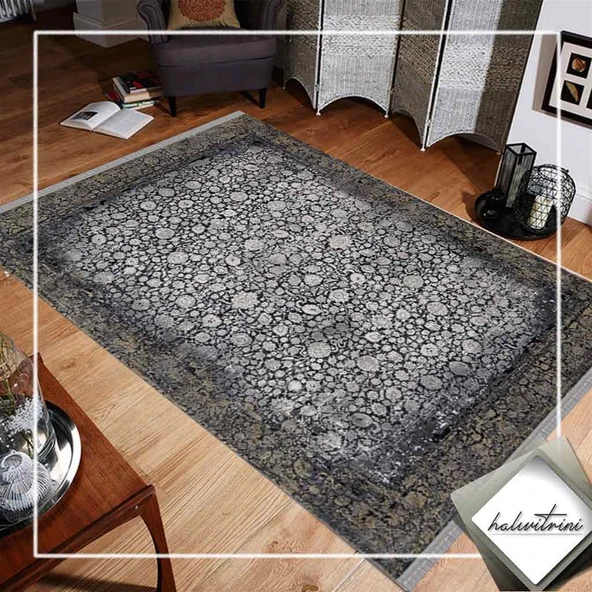 Merinos Halı Oda Halısı 160x230 Rodin 34673 090 Gri 160 x 230 cm - 2