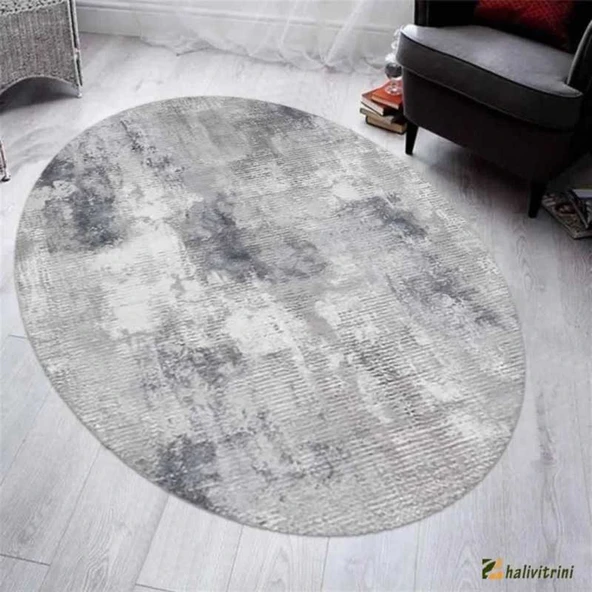 Merinos Halı Oval Halısı 160x230 Therapy 19114 030 Gri - 2