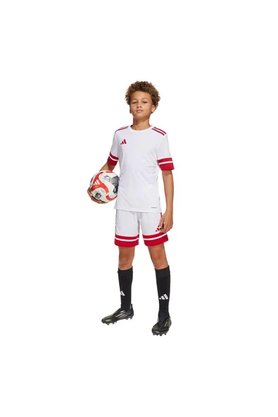 adidas Çocuk  Beyaz  T-shirt SQUA25 JSY Y JJ0059 - 3