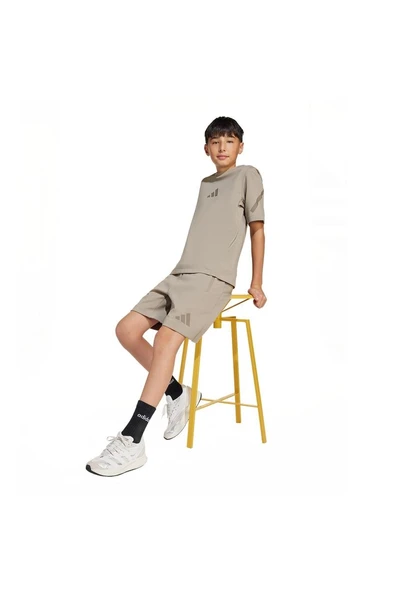 adidas Çocuk  Bej  T-shirt J ZNE TEE JD0016 - 3