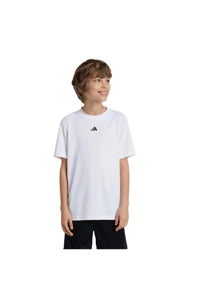 adidas Çocuk  Beyaz  T-shirt J TR-ES T IW0853