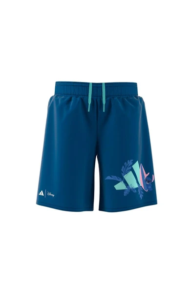adidas Unisex Çocuk  Mavi  Deniz Şortu AD DY LS SH JF8441 - Resim 7