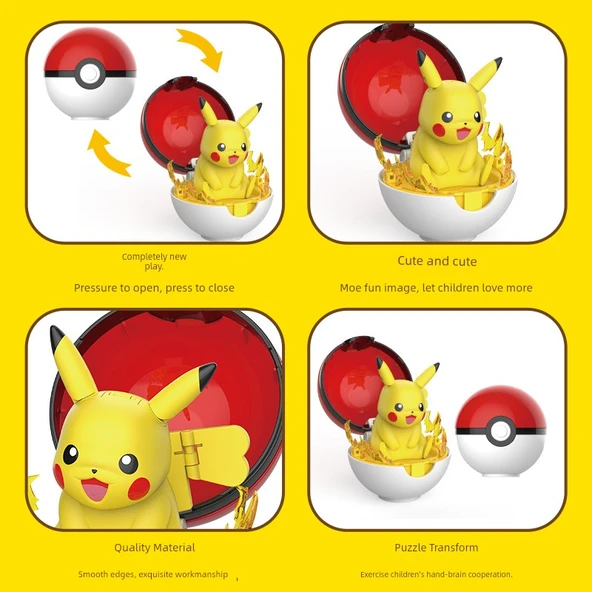 Deformable Pokemon Şişman Ding Düz Taban Süs - Resmi Otantik - 6