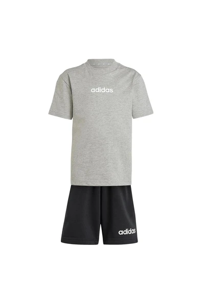 adidas Çocuk  Gri  Eşofman LK LIN T-SET JC9752 - 10