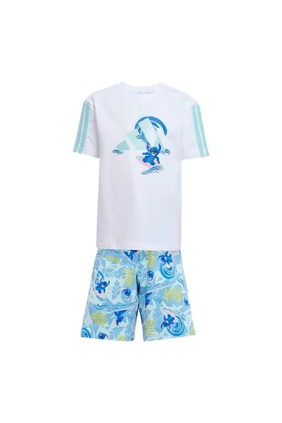 adidas Çocuk  Beyaz  Eşofman LK DY LS T SET JF3659 - 10