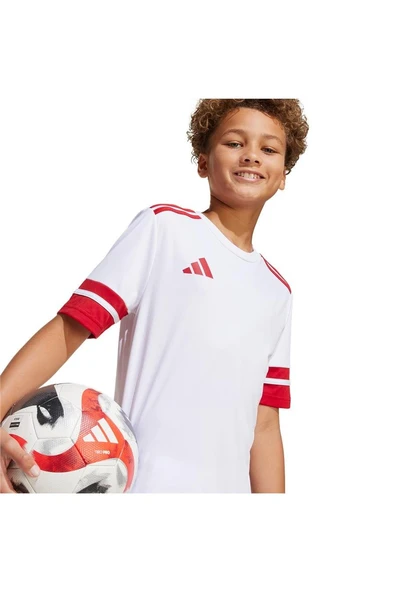 adidas Çocuk  Beyaz  T-shirt SQUA25 JSY Y JJ0059 - 4