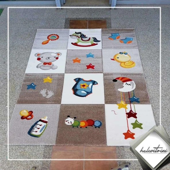 Merinos Halı Çocuk Halısı Kinds 160x230 Torino 21497 070 Krem