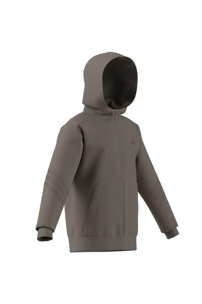 adidas Çocuk  Bej  Sweatshirt J FI 3S FZ HD JJ4807 - 11