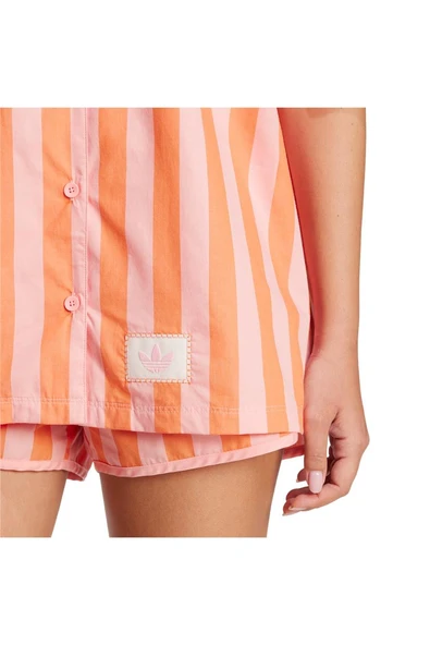 adidas Kadın  Pembe  T-shirt RESORT SS SHIRT KC0745 - 5
