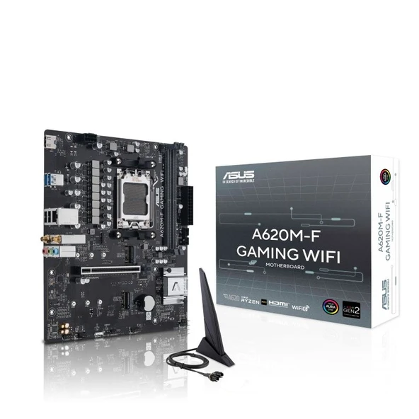 ASUS A620M-F GAMING WIFI AM5 DDR5 2xM.2 HDMI B.TOOTH