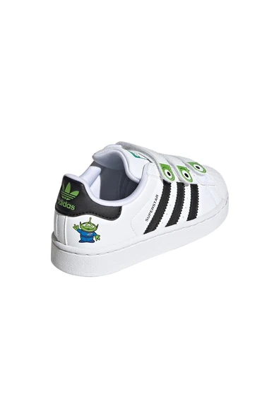 adidas Unisex Çocuk  Beyaz  Sneaker SUPERSTAR II CF C JI0091 - 7