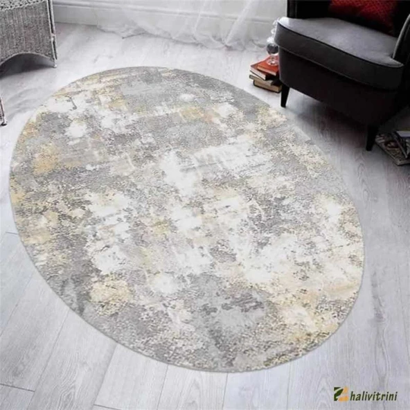 Merinos Halı Oval halısı 160x230 Therapy 19126 095 Gri - 2