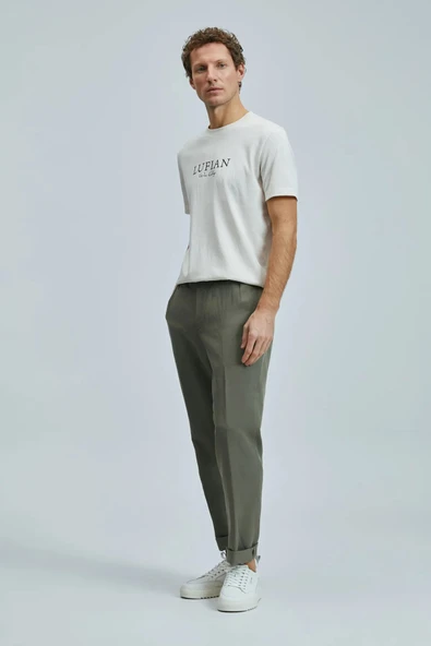 Lufian Love Modern Grafik T- Shirt Ekru 111020238 - 4