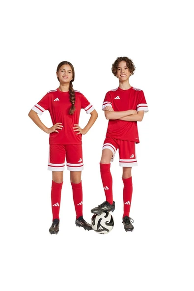 adidas Çocuk  Kırmızı  Şort SQUA25 SHO Y JJ2416 - 8