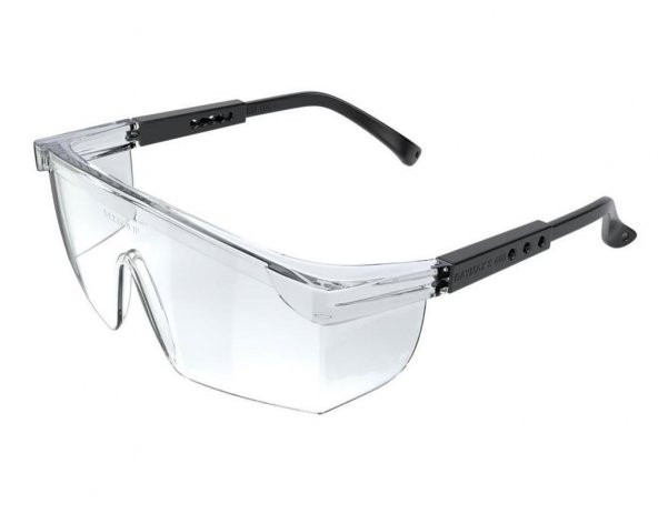 Koruyucu Siyah Çerçeveli Gözlük Baymax Ce Sertifikalı EN166:2001 Yerli Üretim Dirençli Dayanıklı Estetik İş Güvenliği Gözlüğü AGMair Agm Havalandırma - 2