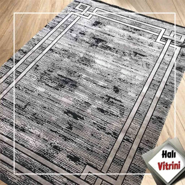 Merinos Halı Oda Halısı 160x230 Bamboo Lavi 34666 970 Siyah - 2
