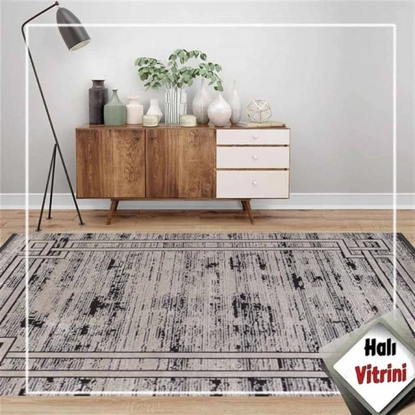 Merinos Halı Yolluk Halısı 80x150 Bamboo Lavi 34666 970 Siyah - 2