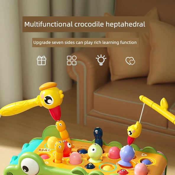 Çok Fonksiyonlu Krokodil Altıgen + Domuz Telefonu - Sıradan Versiyon - 9