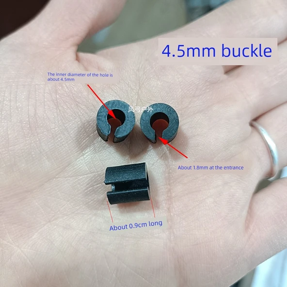 Uçurtma Aksesuarı - 5.2mm Açılı Klips - 6 Parça - 9