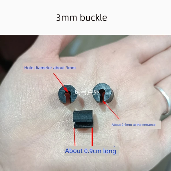 Uçurtma Aksesuarı - 5.2mm Açılı Klips - 6 Parça - 8