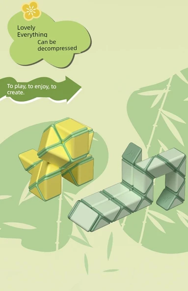 24 Bölmeli Sihirli Cetvel - Kamp Yuan Ye Yeşili - Resim 11