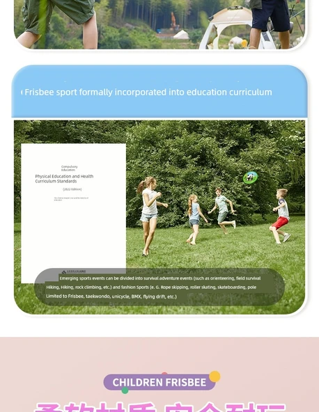 Çocuklar için Yumuşak Frisbee - Orijinal Tasarım Küçük Roket - 20cm - 12