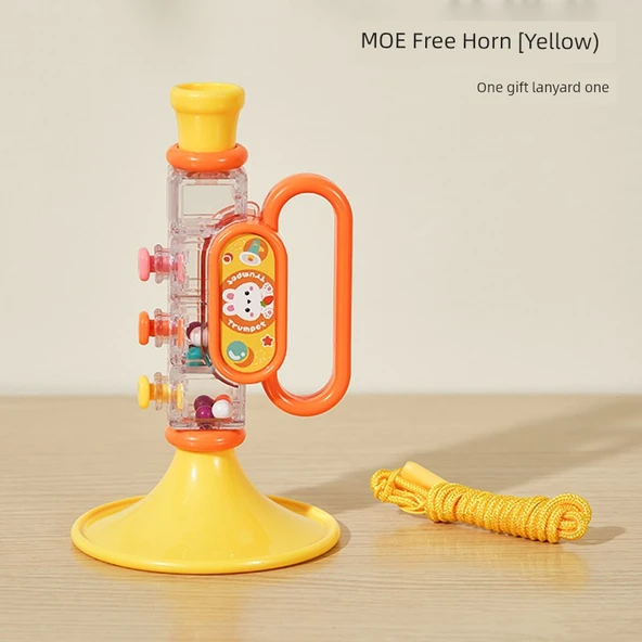 Çocuklar için Oyuncak Horn - Sevimli Horn - Sarı