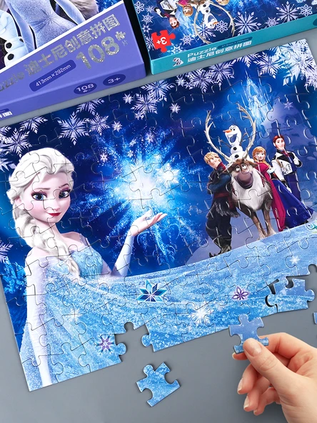 Disney Frozen Prenses Bulmacası - Frozen 1 - Hediye Kutusu - 108 Parça - 2
