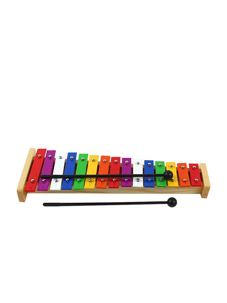 Çocuklar için Perküsyon Xilofon - Çam 8 Ton Çanta Vurmalı Çelik Piyano (tuned) - 1 çift çekiç - 6