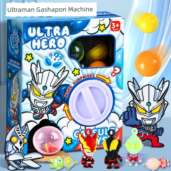Otte Warrior Çocuklar Sürpriz Dönüş Gashapon Makinesi - [İki Paket] Kabi Bala + Rab Hits Altın Yumurtalar 40 Paket - 8