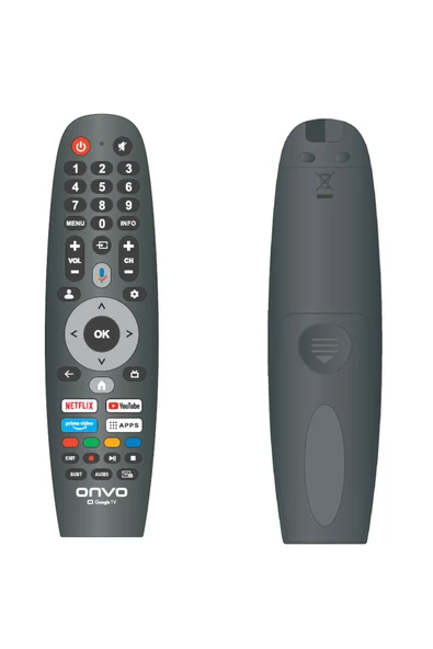 ONVO 55OVF9001UQ 55’’ 140 Ekran Uydu Alıcılı 4K Ultra HD QLED Google Smart TV - Resim 4