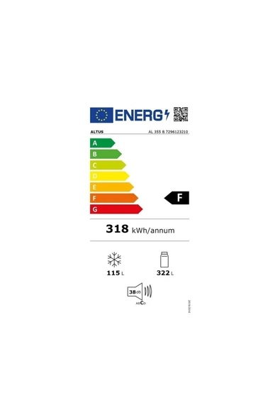 Altus Al 355 B Çift Kapılı Buzdolabı - Resim 3