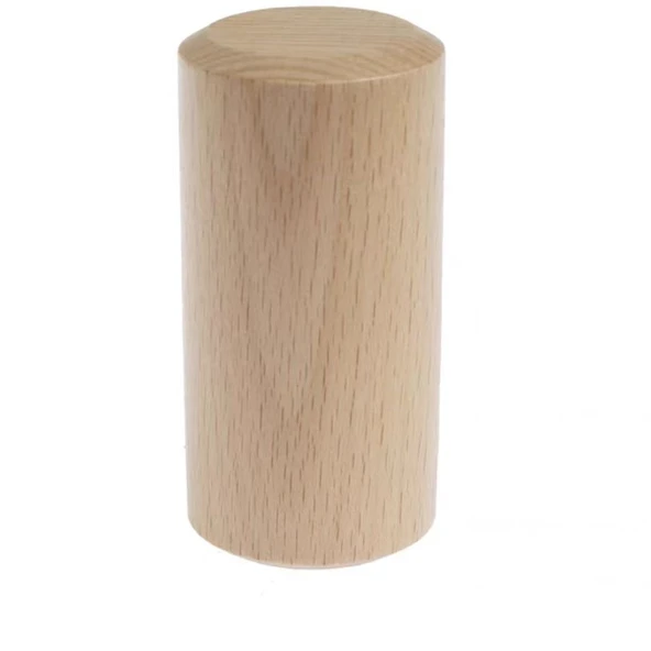 Orff Perküsyon Küçük Ahşap Kum Silindiri - 7.5cm - Müzik Aleti
