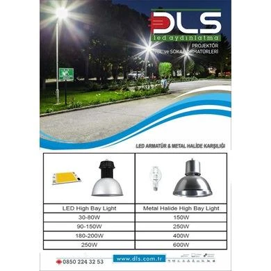 50W DLS Led Tabela Dış Mekan Aydınlatma - 6