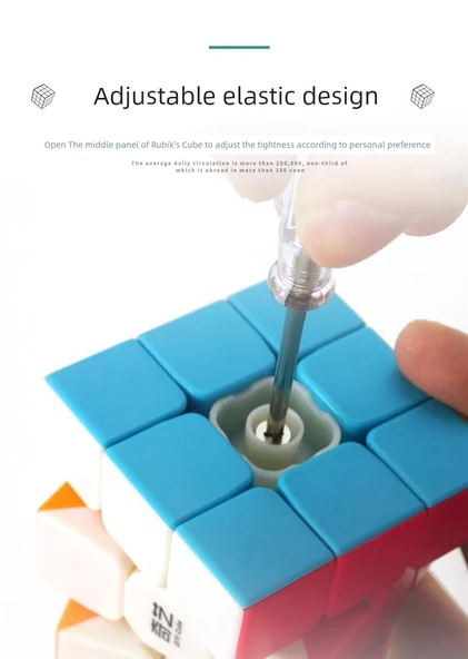 Çocuklar için Manyetik Rubik Küp Seti - Beş Rubik Küp - 12