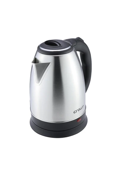 Crown İthalatçı Garantili Su Isıtıcı Kettle 1500w Crw-7102 Paslanmaz Gri 1 - 2 L 220 - 240 V