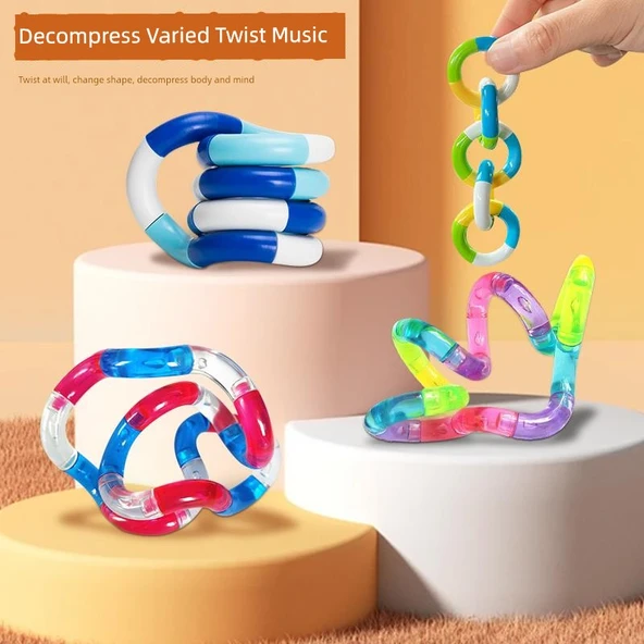 Tangle Oyuncağı - Kristal Kombinasyon Safir + Yakut - 12